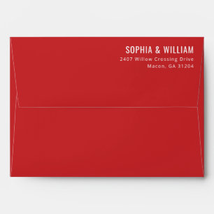 Sophisticated Black Minimalist Typographic Envelope