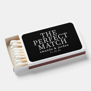 Sophisticated Black Minimalist Wedding Matches