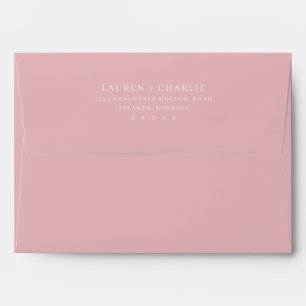 Sophisticated Black Typographic Envelope