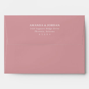 Sophisticated Black Typographic Envelope