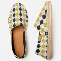 Sophisticated Black with Gold and Cream Accents