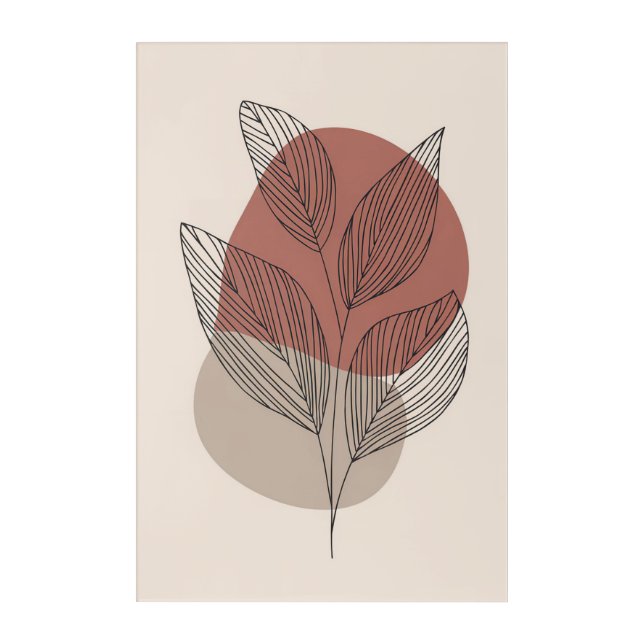 Sophisticated Botanicals: Minimalist Wall Art for  (Front)