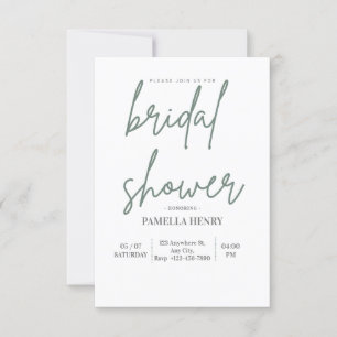Sophisticated Bridal Shower Invitation
