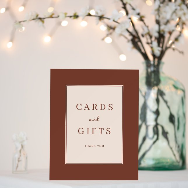 Sophisticated Brown Serif Gratitude Sign (In Situ (Wedding))