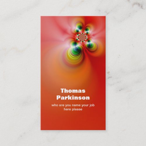 sophisticated business card