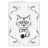 Sophisticated Cat Card