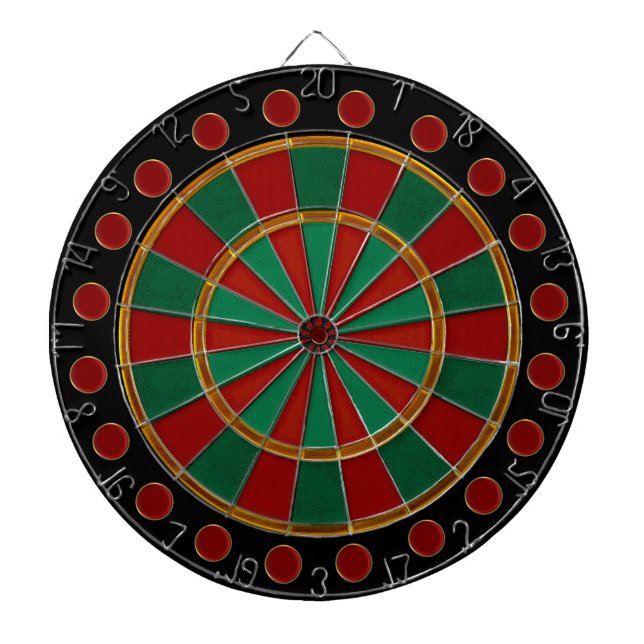 Sophisticated Christmas (Dartboard) Dart Board (Front)