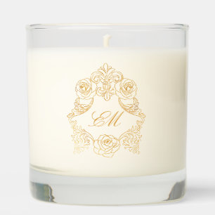 Sophisticated Classic Baroque Gold Gothic Rococo Scented Candle