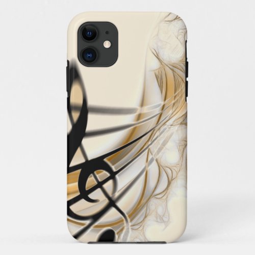 Sophisticated classic music sheet design accessory iPhone 11 case