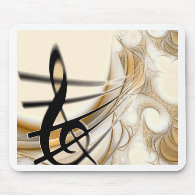 Sophisticated classic music sheet design accessory mouse pad (Front)