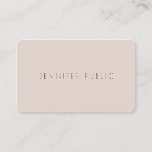 Sophisticated Color Harmony Professional Template Business Card (Front)