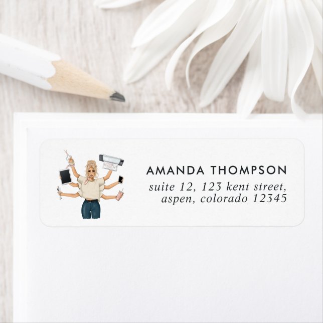 Sophisticated Crafting Queen Branding Design Label (Insitu)
