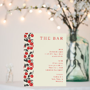 Sophisticated Cream Cherry Illustration Foam Board