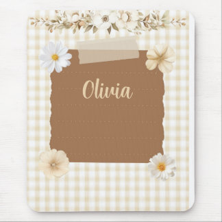 Sophisticated Design with Quiet Stamp & Rose Mouse Pad
