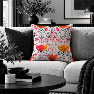 Sophisticated Eclectic Bloom Decorative Pillow Art