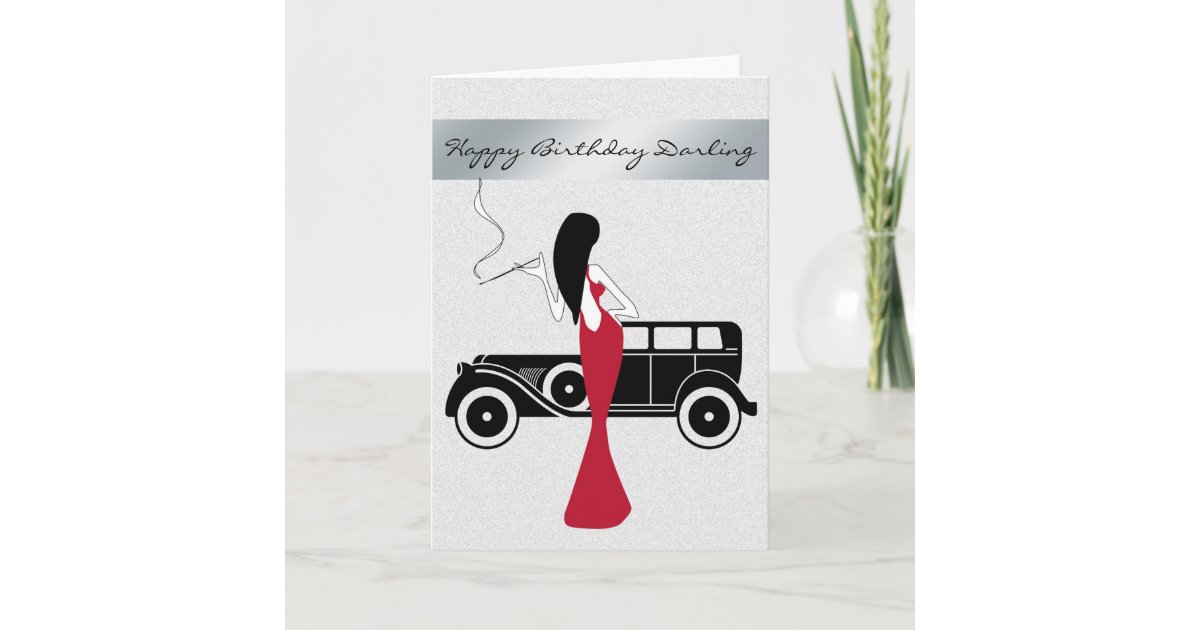 Sophisticated Elegant Chic Woman Happy Birthday Card Zazzle Com Sophisticated Elegant Chic Woman Happy Birthday Card Zazzle Com