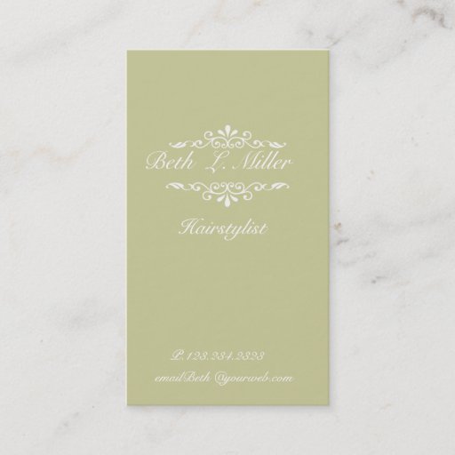 Customizable Sophisticated Elegant Business Card Template