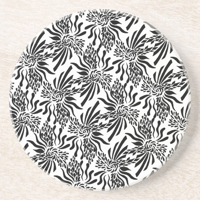 Sophisticated Fleur Drink Coaster (Front)