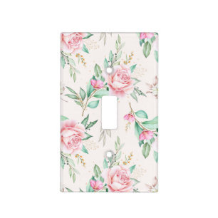 Sophisticated Floral Light Switch Cover