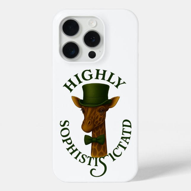 Sophisticated Giraffe Case-Mate iPhone Case (Back)