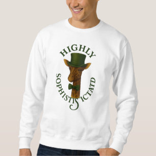 Sophisticated Giraffe Sweatshirt