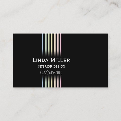 Customizable Sophisticated Gradients Business Card