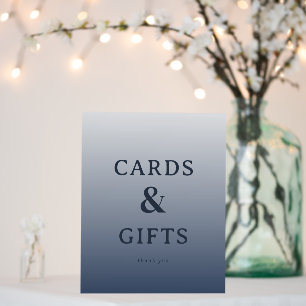 Sophisticated Gray Gradient Gratitude Sign