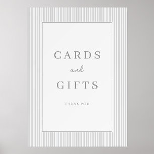 Sophisticated Gray Minimalist Gratitude Sign Holder