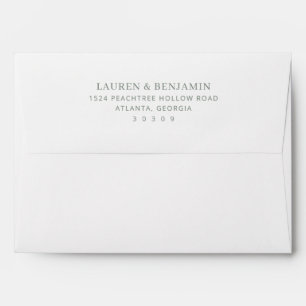 Sophisticated Gray Minimalist Typographic Envelope
