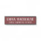 Sophisticated Hanging Door Sign Name Plate