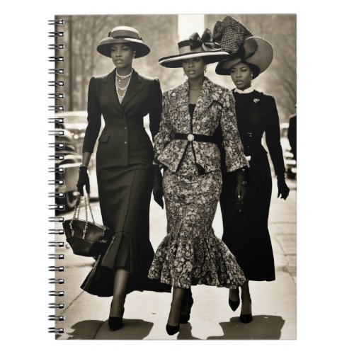 Sophisticated Harlem Renaissance Ladies Notebook