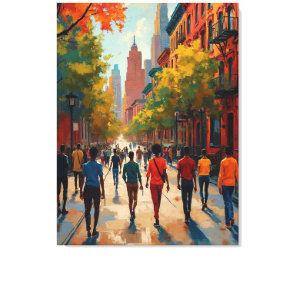 Sophisticated Harlem Renaissance Street Canvas Print