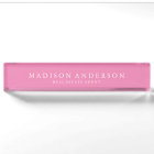 Sophisticated in Pink | Desk Name Plate