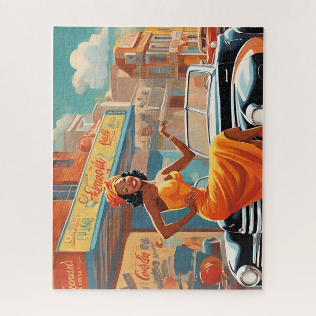 Sophisticated in the city jigsaw puzzle (Vertical)