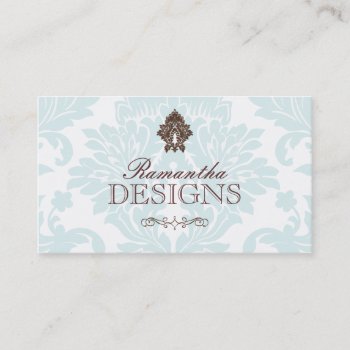 Sophisticated Interior Designer Business Card by businessmatter at Zazzle