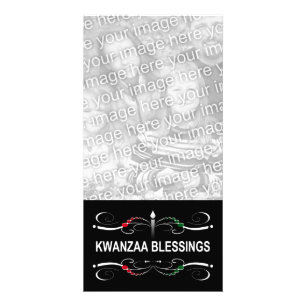 sophisticated kwanzaa blessings card