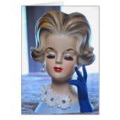 Sophisticated Lady Long Glove Flowers Head Vase (Front)