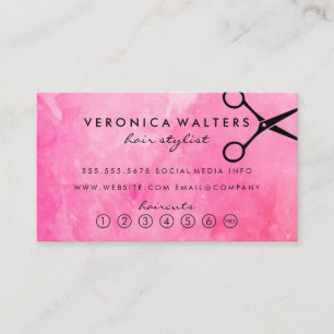 Sophisticated Loyalty   Haircut   Stylist Card