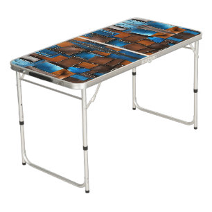 Sophisticated Luxury African Caribbean Island Beer Pong Table