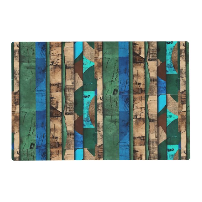 Sophisticated Luxury African Caribbean Island Placemat (Front)