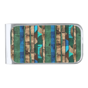 Sophisticated Luxury African Caribbean Island Silver Finish Money Clip