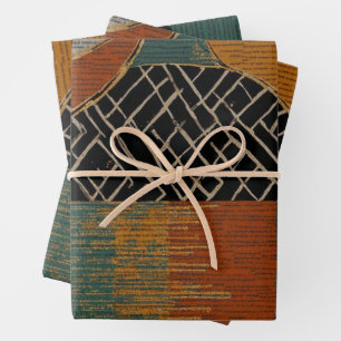 Sophisticated Luxury African Caribbean Island Wrapping Paper Sheets
