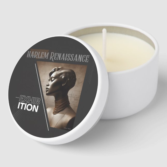 Sophisticated Luxury Harlem Renaissance Mini Candle Favors (Corner)