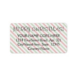 [ Thumbnail: Sophisticated "Merry Christmas!" Address Label ]
