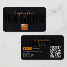 Sophisticated Modern Black Orange Logo Generic