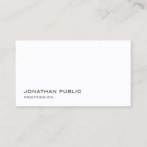 Sophisticated Modern Minimal Professional Simple Business Card
