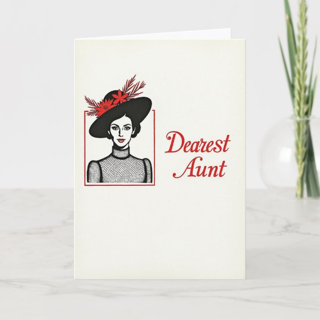 Sophisticated Mom Portrait Card (Front)