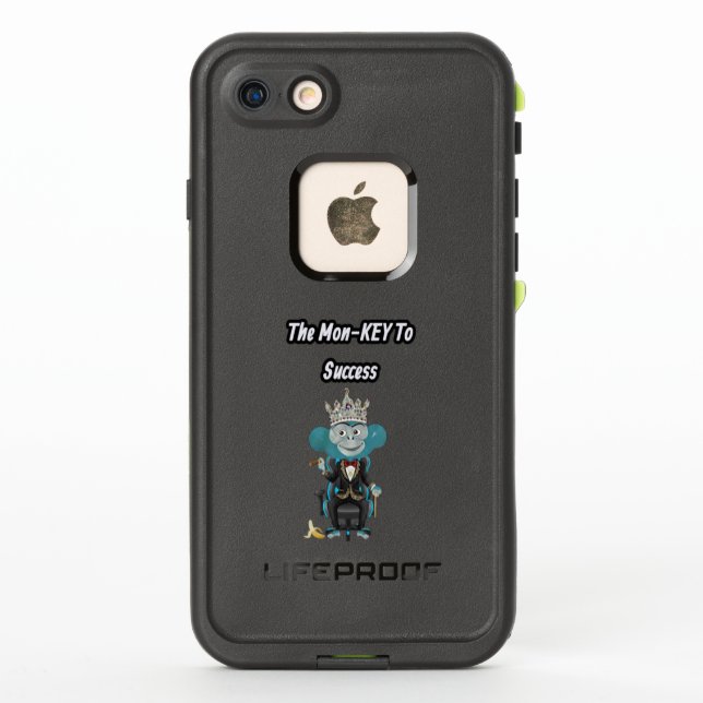 Sophisticated Monkey boss in tuxedo-Aesthetic LifeProof iPhone Case (Back)