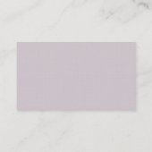 Sophisticated Monogram Plain Luxury Consultant Business Card (Back)