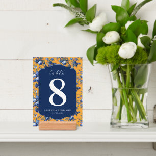 Sophisticated Mustard Floral Holder